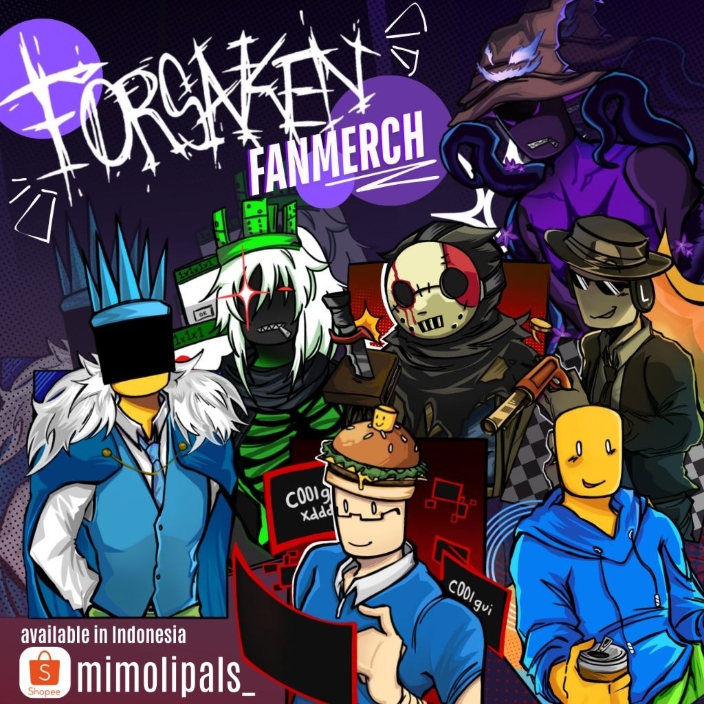 FORSAKEN Acrylic Keychains - ROBLOX