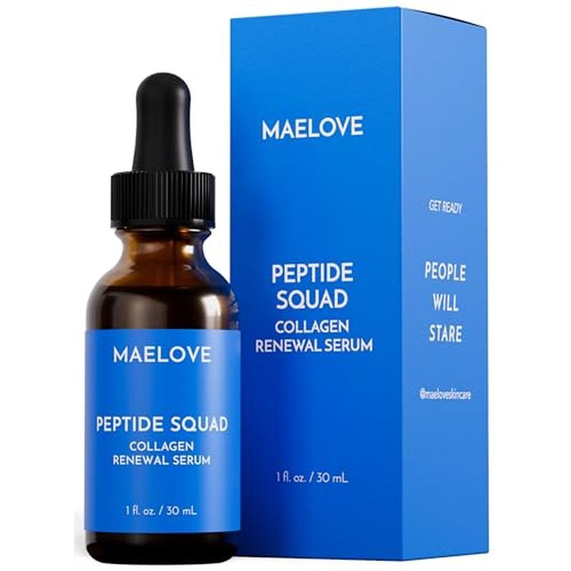 MAELOVE Peptide Squad Collagen Renewal Serum với Copper Peptide, Argireline, Matrixyl 3000 + Hyaluro