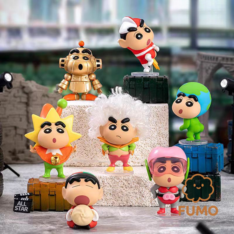 Đảm bảo chính hãng [Chính hãng] Crayon Shin-Chan All-Star Series mini Earth Crayon Shin-Chan Doll Ch