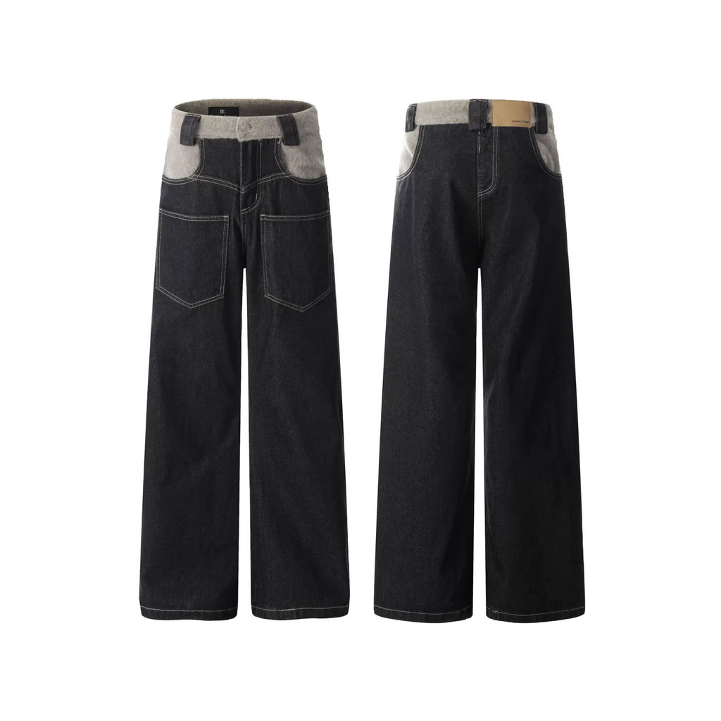 Takugawa G6602 Jean Retro Len Khâu Phối Machete Arc Profile từ Nhật Bản Okayama - Unisex