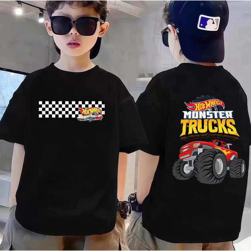 90 cm summer train print shirt M size for 14-year-old boy, 1 size up, short sleeve 3-90.