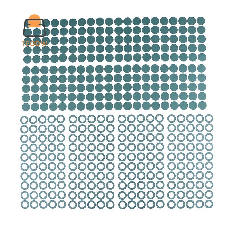 [TeOdw-t] 200 chiếc Tự dính 18650 21700 26650 32650 Vòng đệm cách nhiệt bằng pin Li-ion Nhẫn cách nh