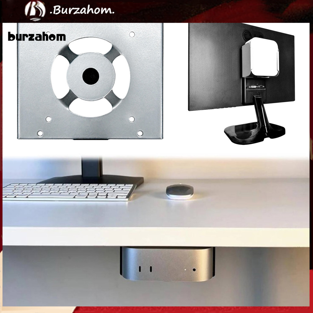 Bur Tiết Kiệm Không Gian Mini 4 Gắn Mini 4 Chân Đế Mini 4 Treo Tường Giá Đỡ Cho Mac Mini 4 – Dưới Để