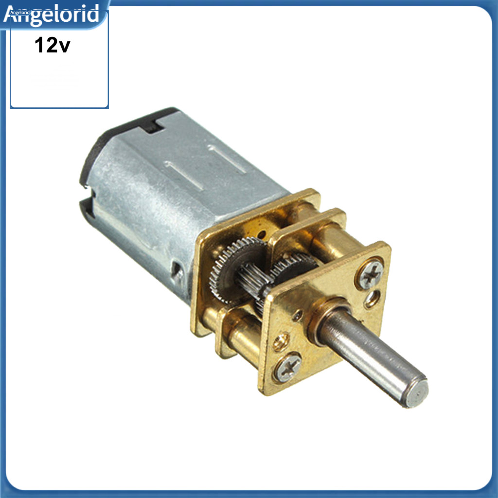 Thiên thần| DC 3V / 6V / 12V GA12-N20 Mini Micro Khóa Điện Tử Động Cơ Bánh Răng Kim Loại Với Gearwhe