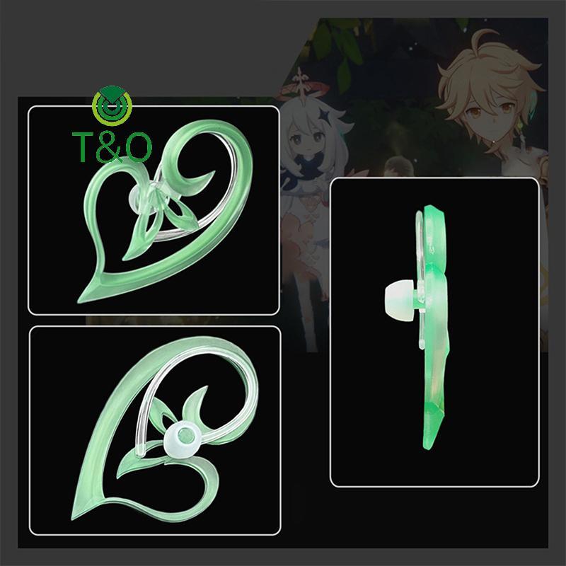 [T & O-t] Akasha Terminal Genshin Impact Game Luminous Cosplay Prop Phụ kiện Vai trò Chơi Tai Điện t