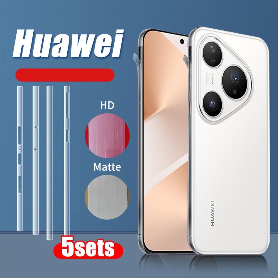 [5 Set】Miếng PPF dán viền bảo vệ cho Huawei Pura 80 Pro 70 Ultra Mate 8 Pro