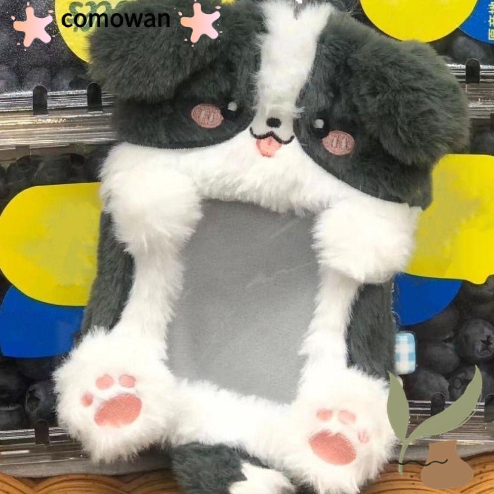 COMOWAN Photocard, Sang Trọng Tai Thỏ / Border Collie Photo Card Holder, Dễ Thương Đa Năng Thẻ Tay H