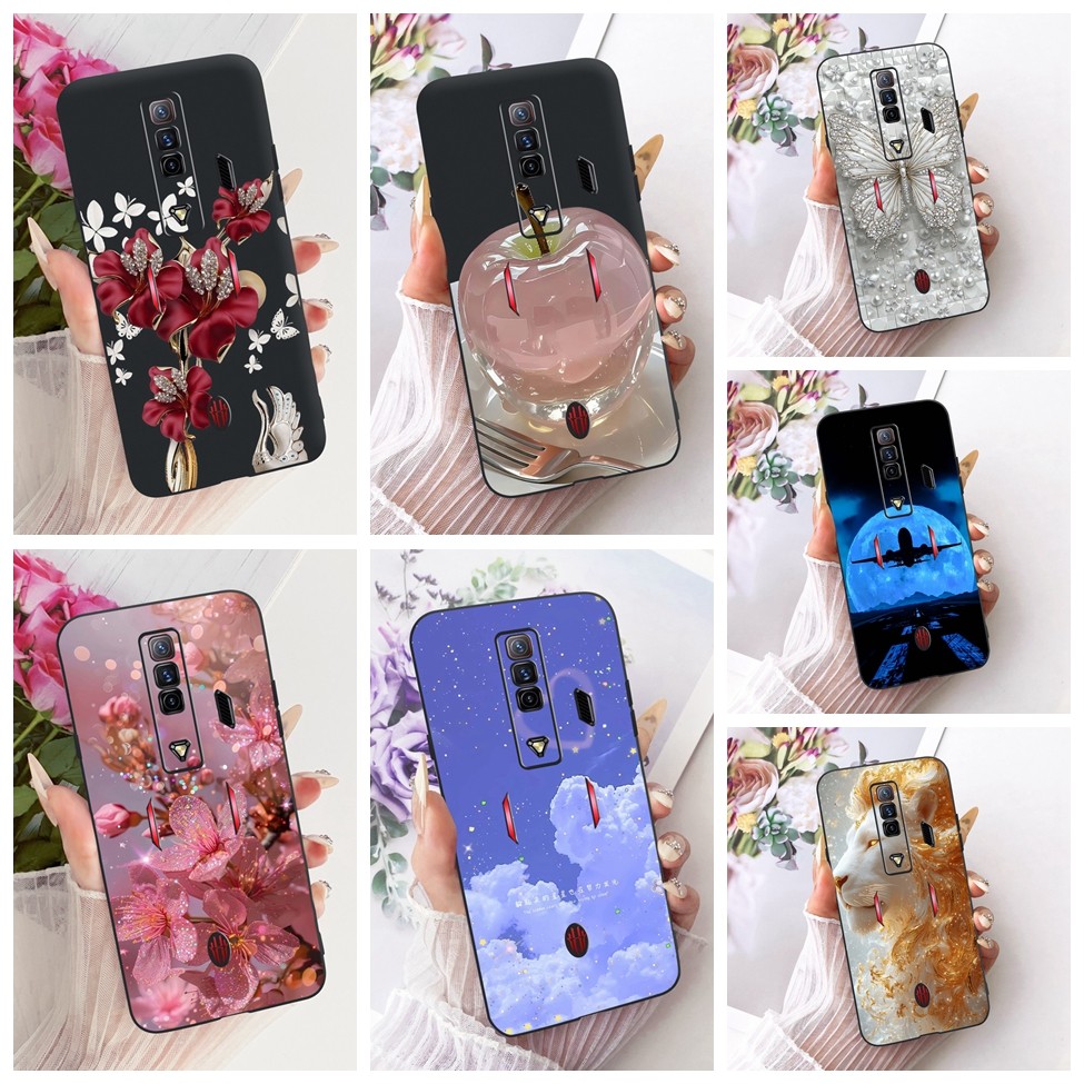 Ốp Điện Thoại ZTE nubia RedMagic 7 Cover Silicone Mèo Dễ Thương Thời Trang Ngộ nghĩnh Sơn Vỏ NX679J