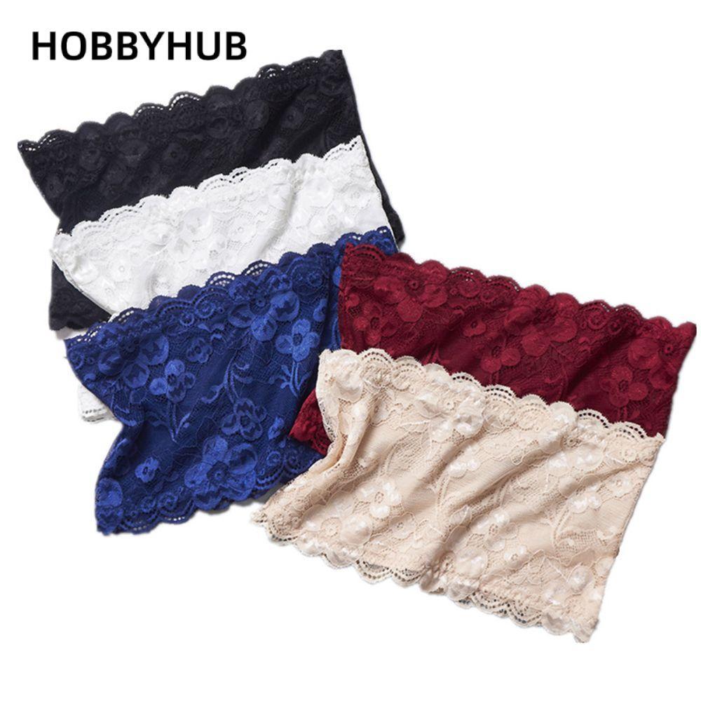 HOBBYHUB Tube Top Nữ Crop Top Bustier Brasserie Vai
