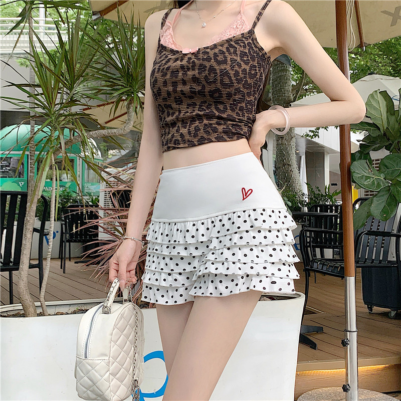 Kii Wii Váy chữ A xù thêu cổ cao dành cho nữ mùa hè mới 260319 | BigBuy360 - bigbuy360.vn