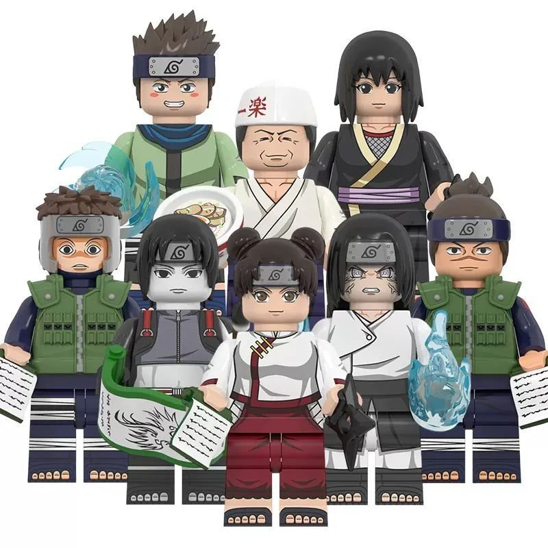 Mới Naruto Konoha Maru Iruka Yile Bên Thứ Ba Lắp Ráp Khối Xây Dựng Minifigure Đồ Chơi WM6153 Khối Xâ