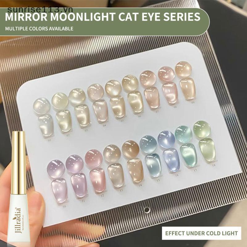 SR Beauty 18 Màu Crystal Cat Eye Gel Sơn móng tay từ tính UV LED Ngâm gel Varnish Crystal Cat Eye Ge