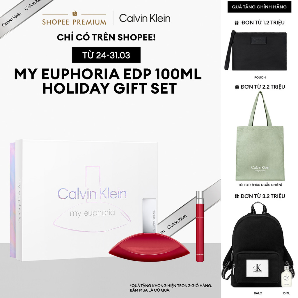 Bộ quà tặng Nước Hoa Nữ Calvin Klein My Euphoria Women EDP 100ml Gift Set