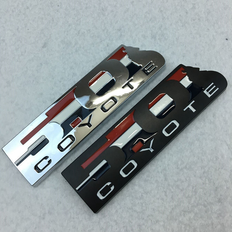 1 x Metal 5.0 COYOTE Xe Ô Tô Tự Động Xe Máy Miếng Dán Huy Hiệu Decal 5.0 COYOTE Biểu Tượng Miếng Dán