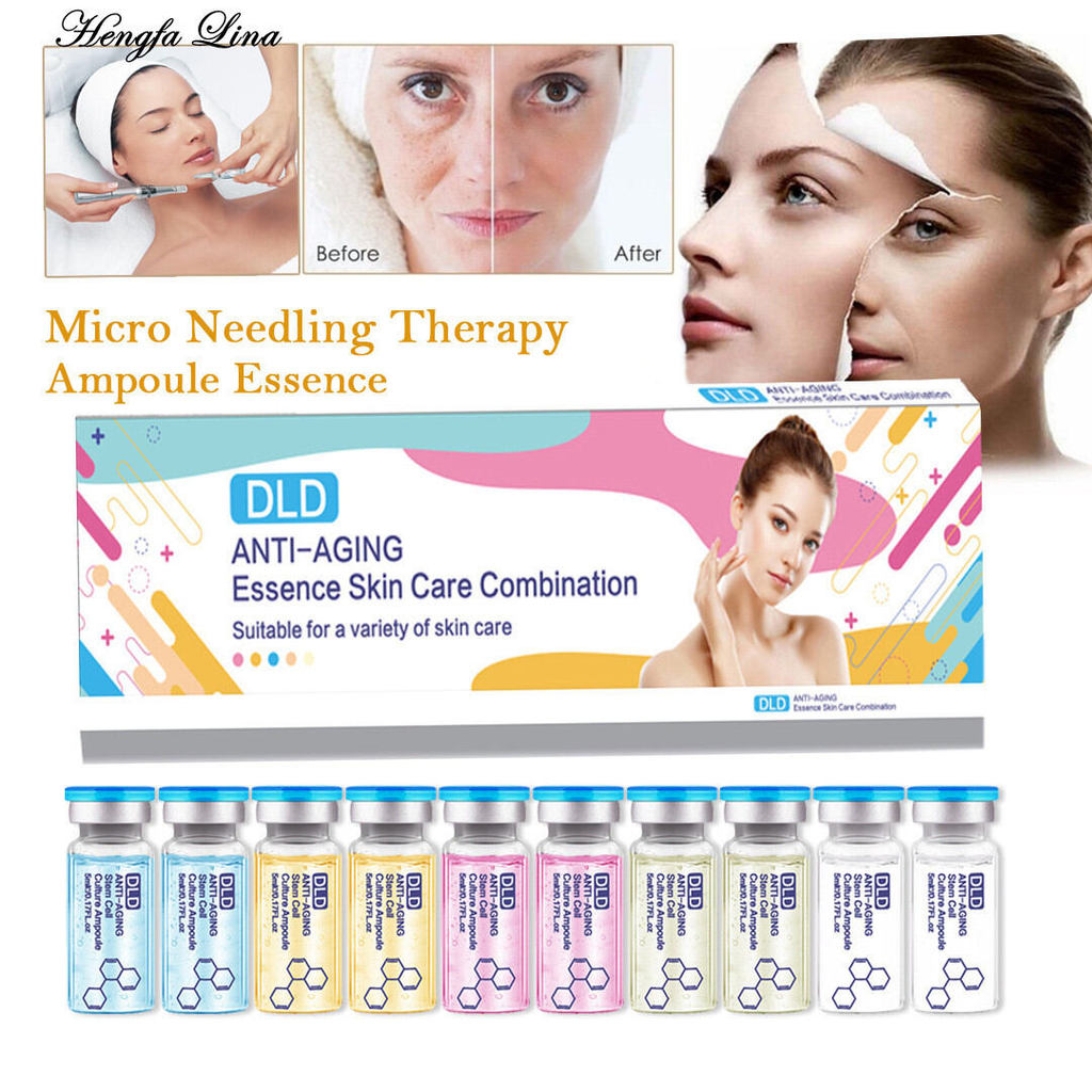 Chống lão hóa Dermaroller Micro-needle lăn bút điều trị da mặt Hyaluronic acid serum Vitamin C làm t