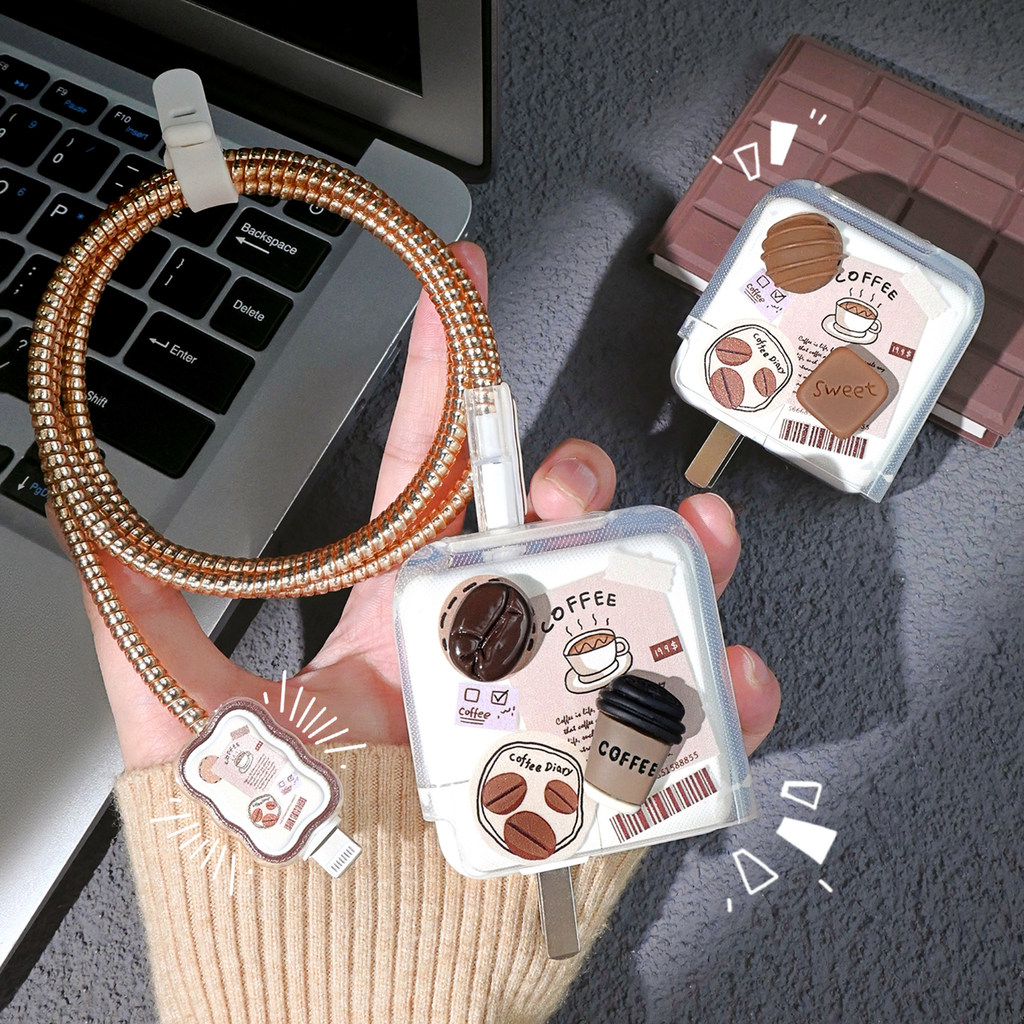 Thích hợp cho máy tính Apple Macbook Notebook Cáp dữ liệu Vỏ bảo vệ 30w / 35w Đầu sạc cổng kép mac