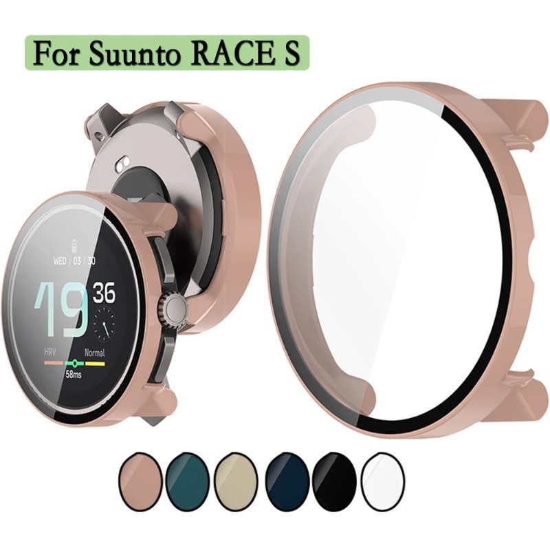 Ốp Bảo Vệ Có Màn Hình Kính Cường Lực Bảo Vệ 2 Trong 1 Cho Suunto Race2 Ốp Lưng Cho Suunto Race 2 Vỏ 