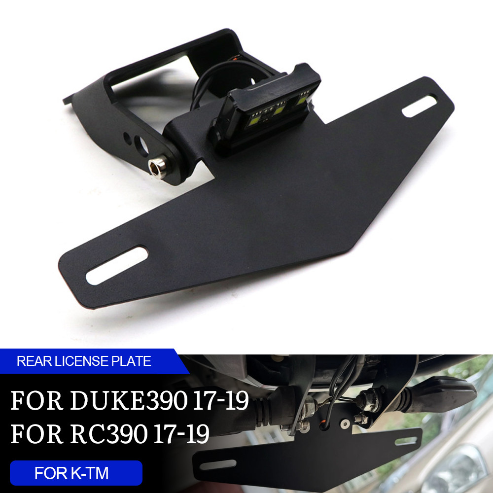 Xe Máy Phía Sau Biển Đuôi Khung Giá Đỡ Cho K-TM RC390 DUKE390 DUKE 390 2017 2018 2019