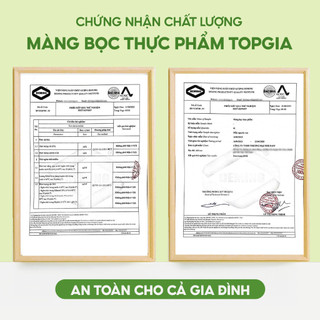 Túi màng bọc thực phẩmTopGia treo tường dạng rút  an toàn, tiện lợi, có chun co dãn siêu dai