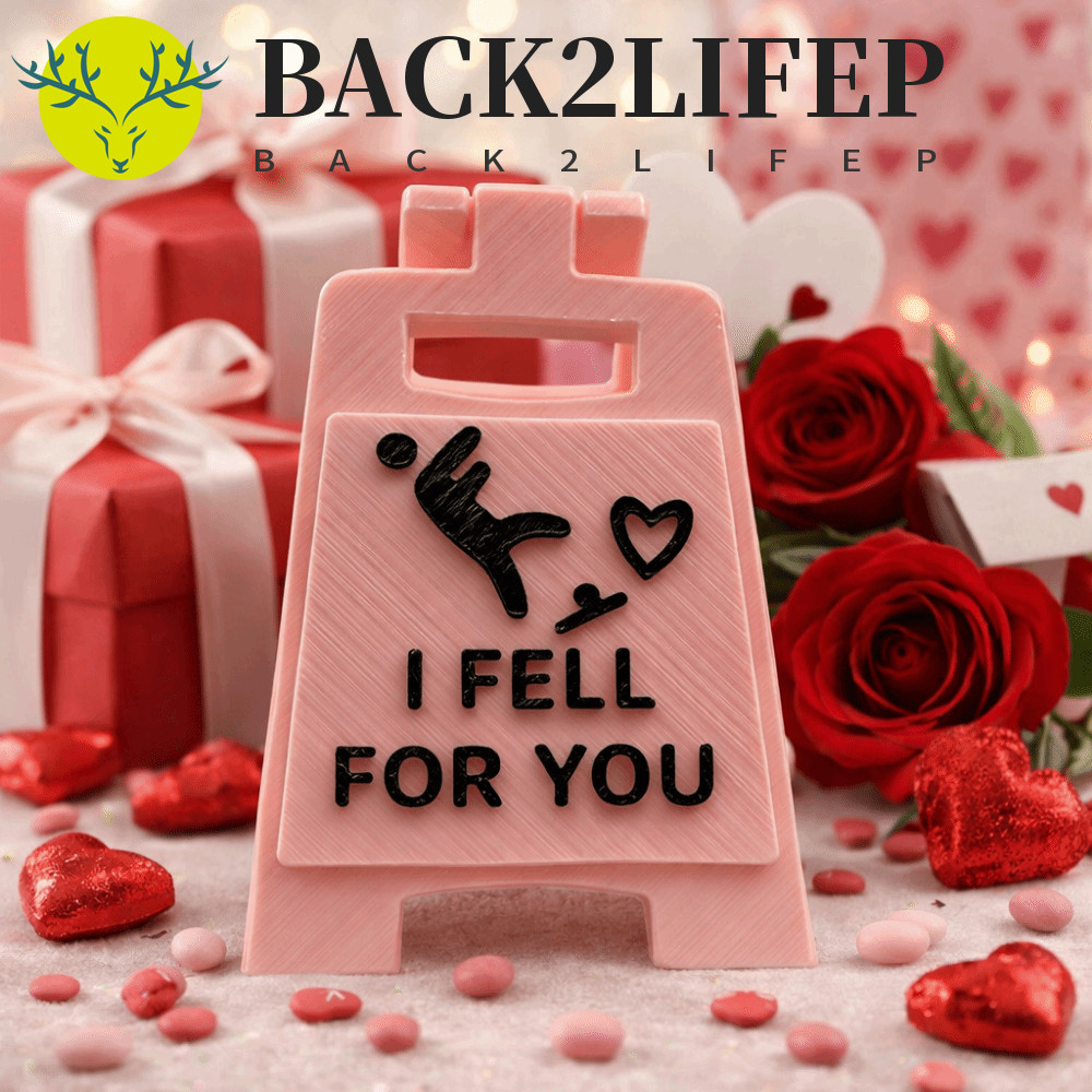 BACK2LIFEP Falling In Love Signboard, Kích thước nhỏ Love Token Dấu hiệu lãng mạn, Dấu hiệu tình yêu
