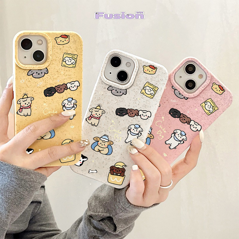 Ốp lưng Cuộc sống thường nhật của chó Thân thiện với môi trường iPhone 11 12 13 14 15 16 Pro Max X X
