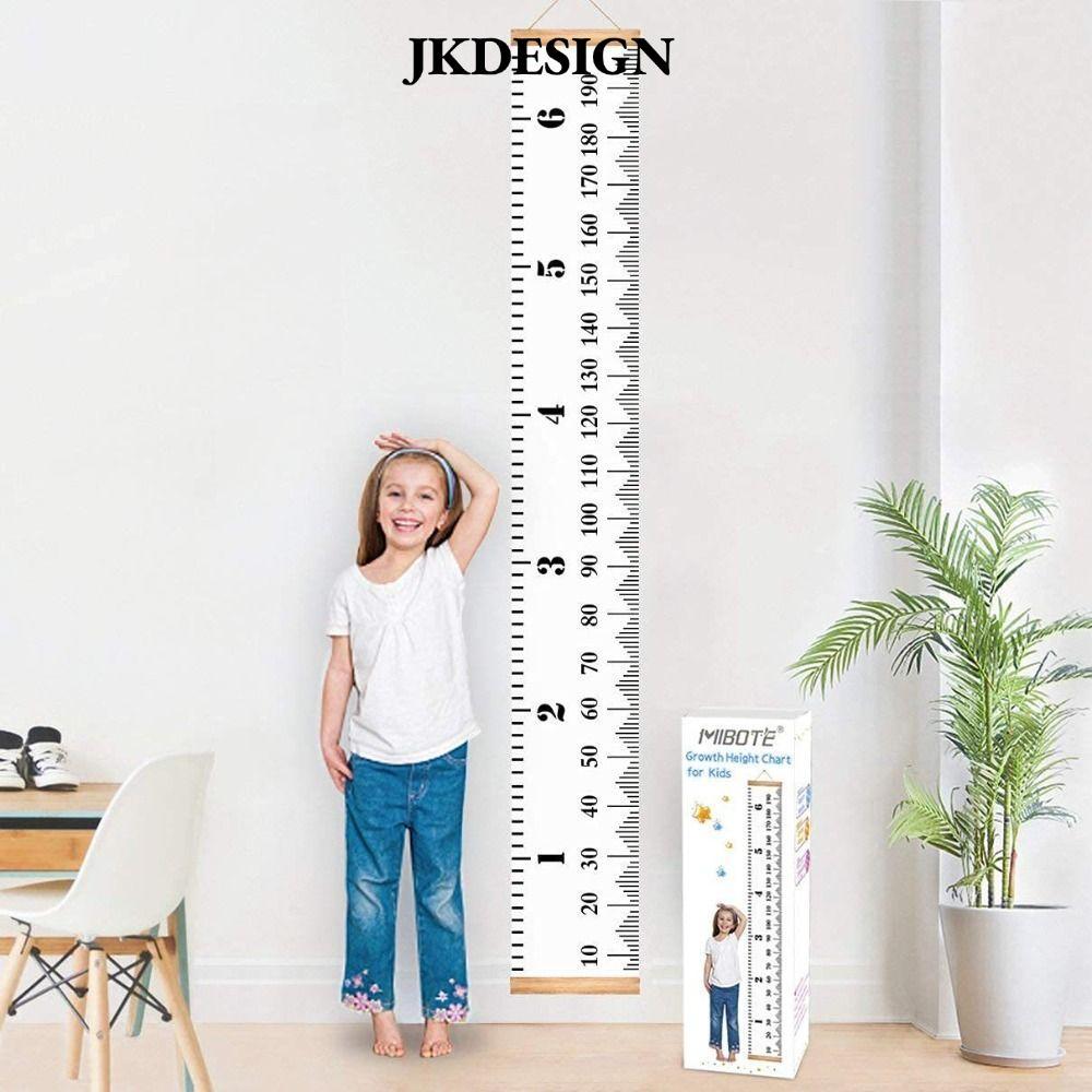 Thước đo biểu đồ tăng trưởng JKDESIGN, Thước đo chiều cao cho trẻ em bằng gỗ, Biểu đồ đo chiều cao t