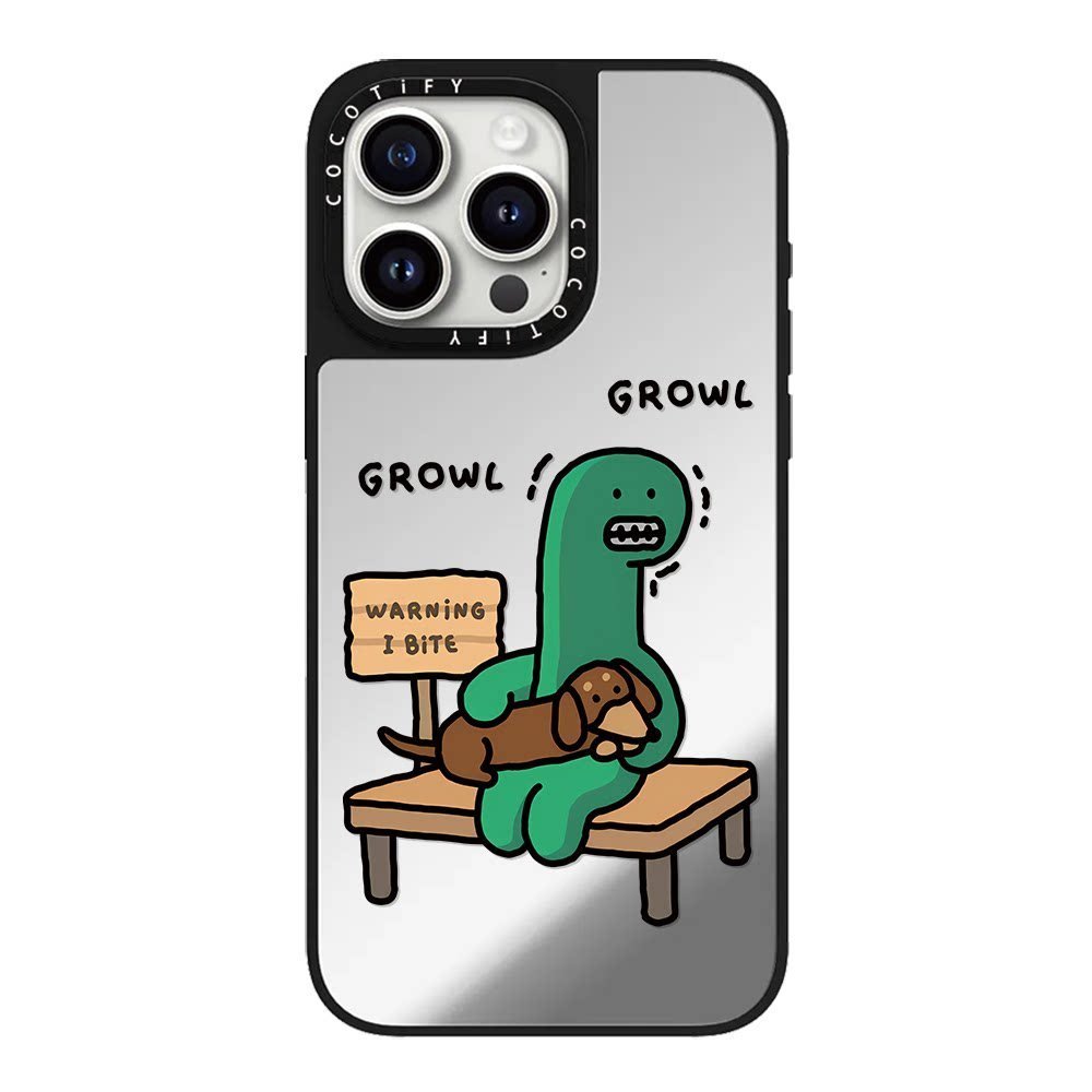 C Home JOGUMAN Angry Middle Finger Dinosaur Thích hợp cho Apple 15promax Case iphone14pro / 17PRO Gư