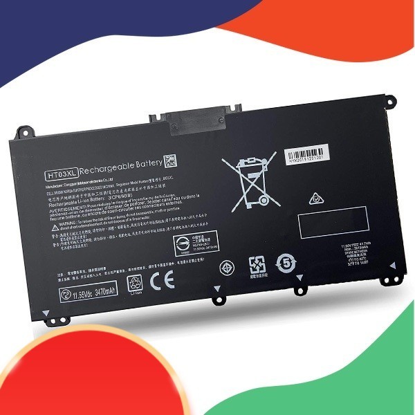 Pin HP HT03XL TF03XL, Pavilion 14-CE 15s-du 14-CF CK 14-cm 14-MA 14Q-CS 14S-CF 14S-CR 15-CS 15-CW 15