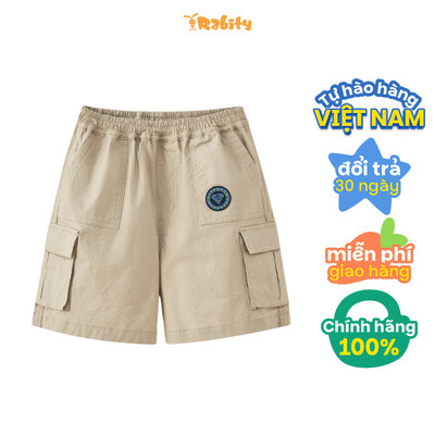   Quần short kaki Superman bé trai Rabity 130.001