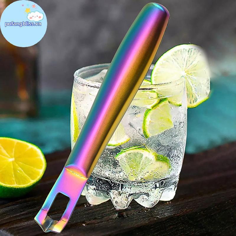 Pufangbliss Lemon Peeler Thép không gỉ Lemon Zester Grater Lime Orange Citrus Fruit Grater Peeling K