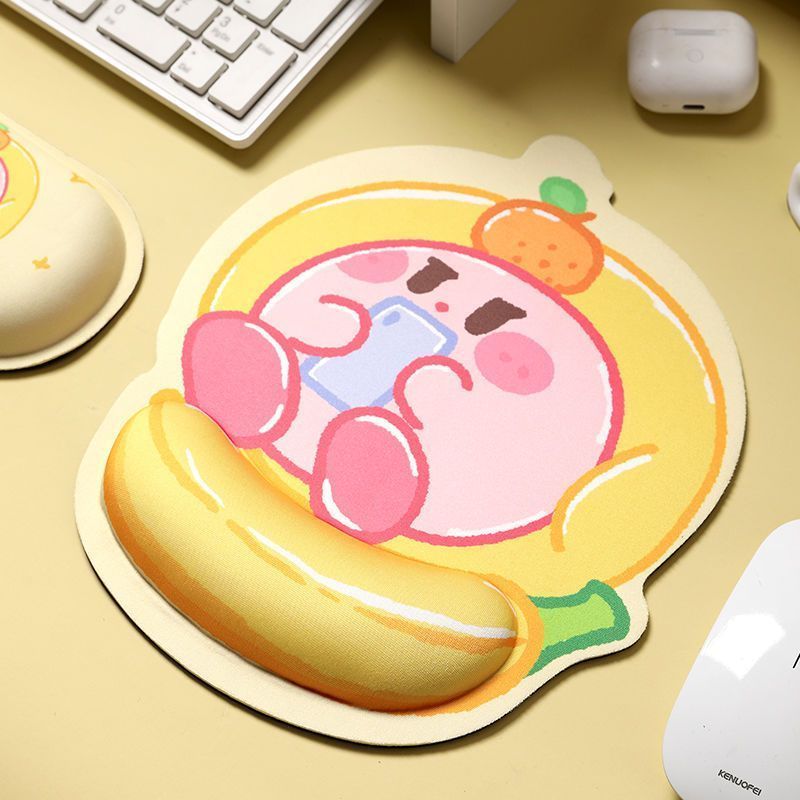 Hoạt Hình Dễ Thương Phong Cách Mới Ngôi Sao Kirby Game Miếng Lót Cổ Tay Văn Phòng Sáng Tạo Chuột Miế