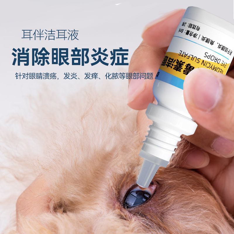 Sản phẩm mới Hàng có sẵn Cat Pet Cat Eye Drop Eye Liquid cho chó Cat Eye Water Dog Eye Corneal Viêm 