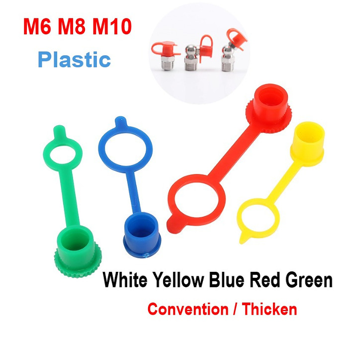 M6 M8 M10 Đỏ Xanh Trắng Vàng Xanh Nhựa Mỡ Lắp Nắp Mỡ Lắp Nắp Bụi Nắp Bụi