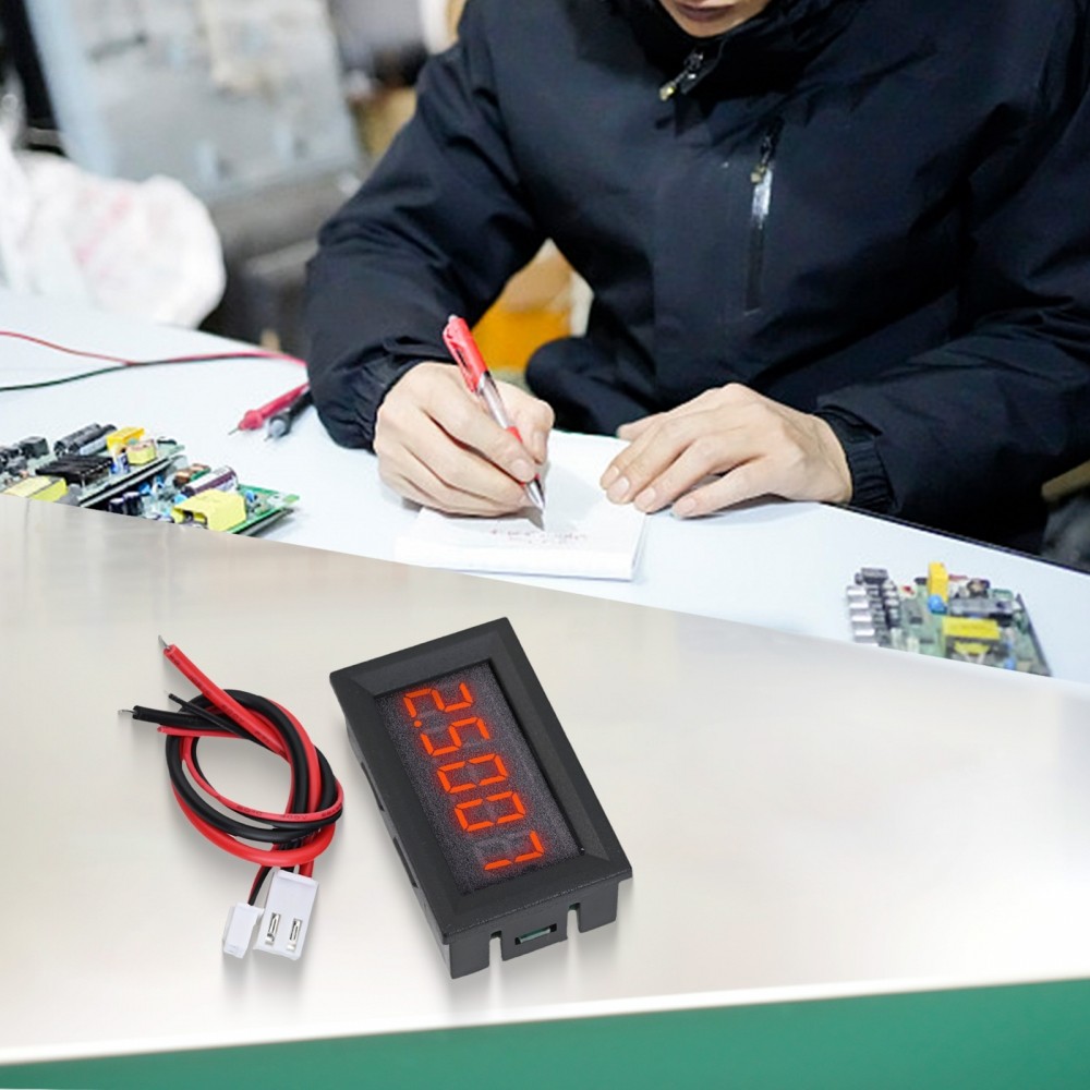 Vôn kế kỹ thuật số Màn hình LED 5 chữ số Màn hình LED 0,36 inch Vỏ ABS