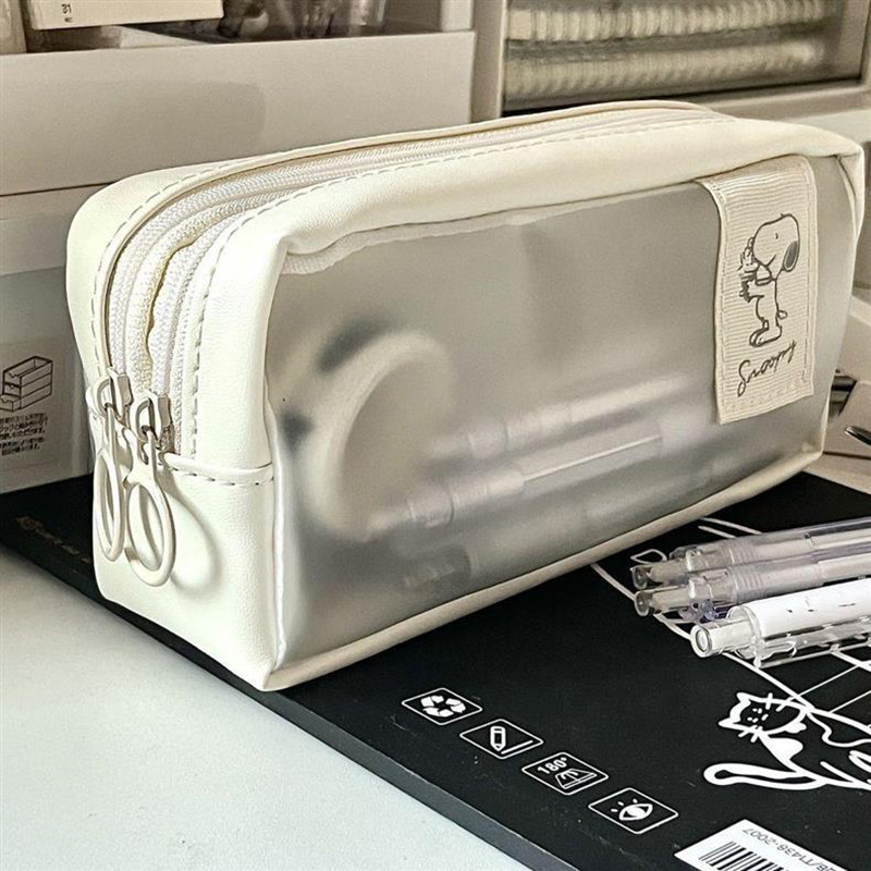 Hộp bút chì trong suốt Túi đựng văn phòng phẩm dành cho sinh viên Hộp bút chì Kawaii