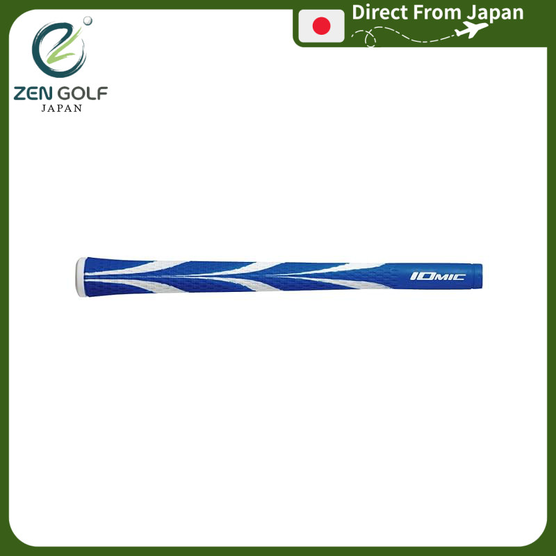 IOMIC Golf Grip Sticky Opus3 with Backline Blue Art Grip Series Base: Blue x White End: White M60