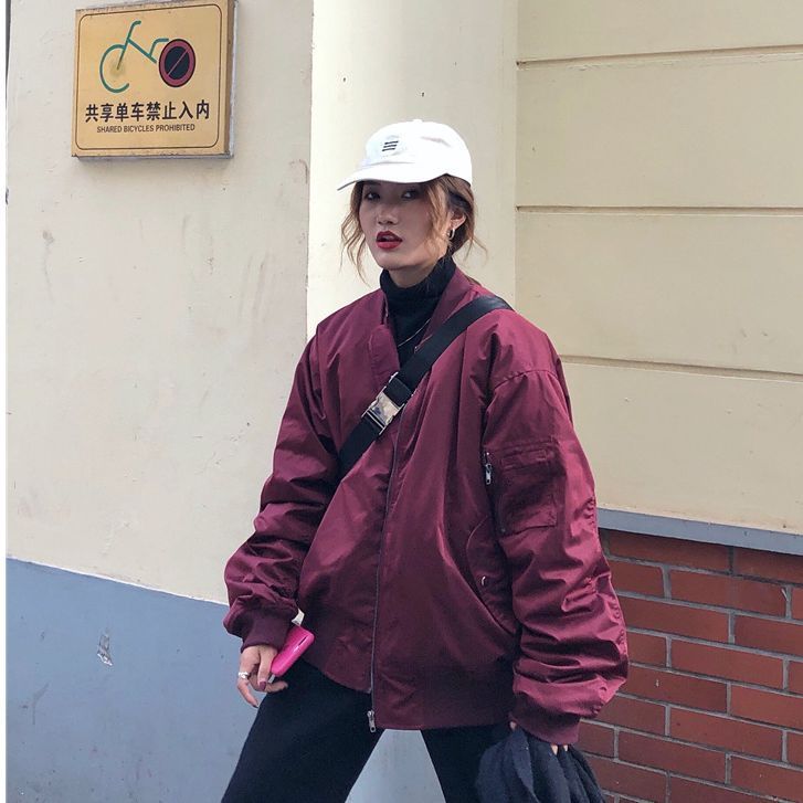 Hợp Thời Trang Thu Đông Phi Công Ấm Áp Rời Bóng Chày Đồng Phục Cotton Áo Khoác Ngắn Mới Mỹ Dày Áo Kh