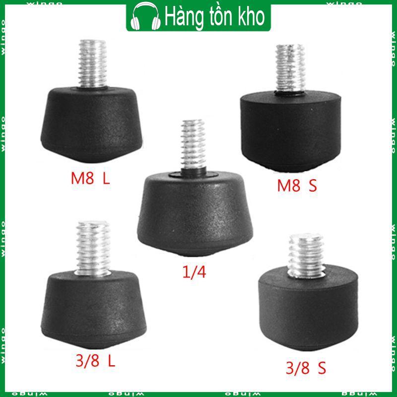 CHIẾN THẮNG Chân Cao Su Đa Năng Chống Trơn Trượt 8 Miếng Lót Chân Cao Su Phụ Kiện Chụp Ảnh Cho Chân 