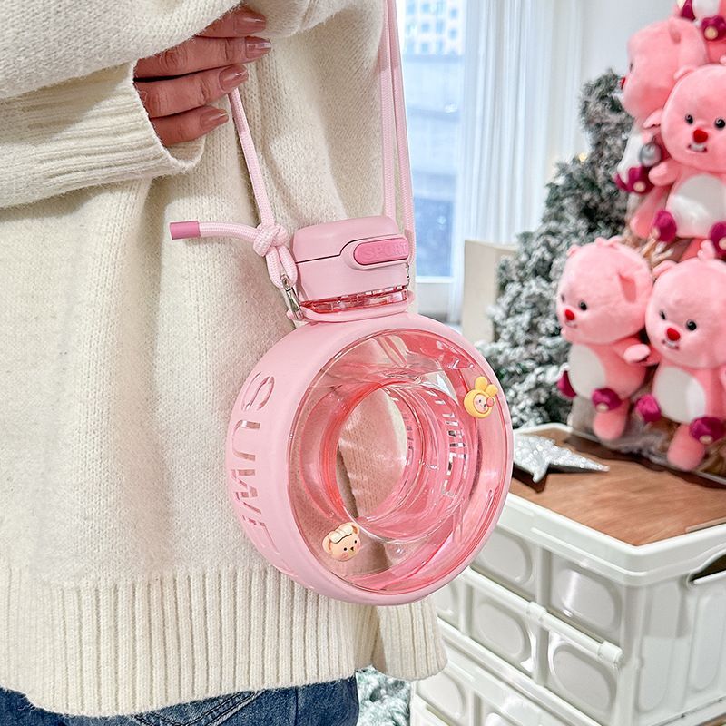 Hot Sale#New Internet Celebrity Summer Fitness Bobo Cup Student Outdoor Large Capacity Portable Spor