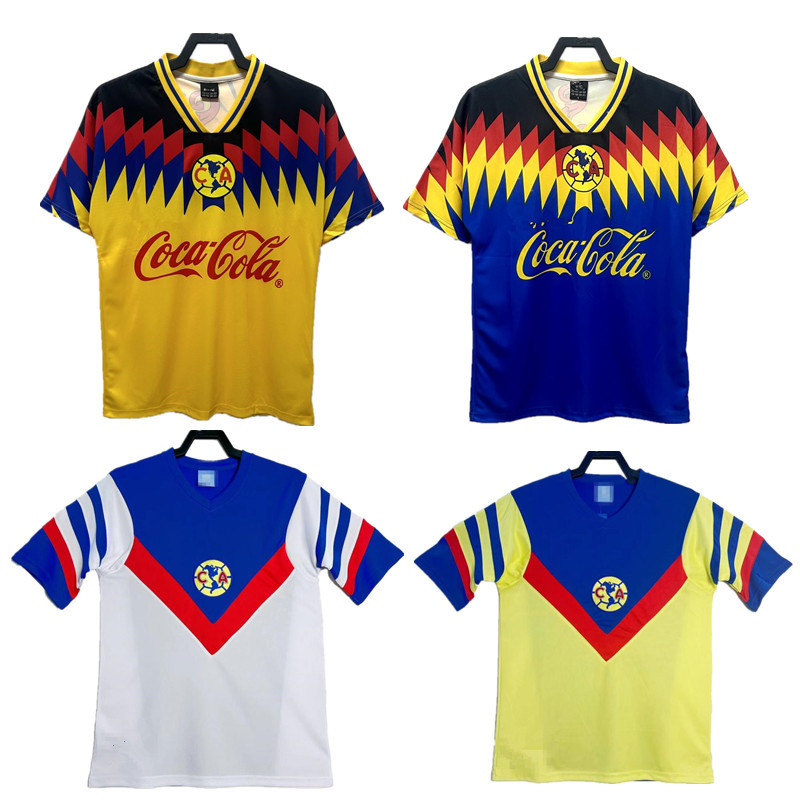 1995 Club America Mexico Retro Soccer Jersey 1987 Áo bóng đá cổ điển