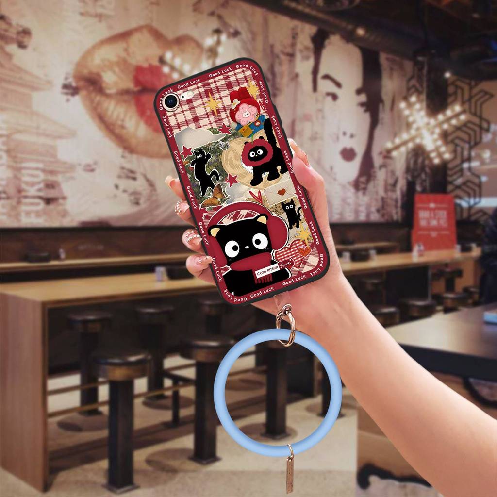 Ốp Điện Thoại Trẻ Trung Cá Tính Cho iphone 7 / 8 / SE 2020 / 2022 / SE2 / SE3 / ip7 / ip8 Nhẫn Chống