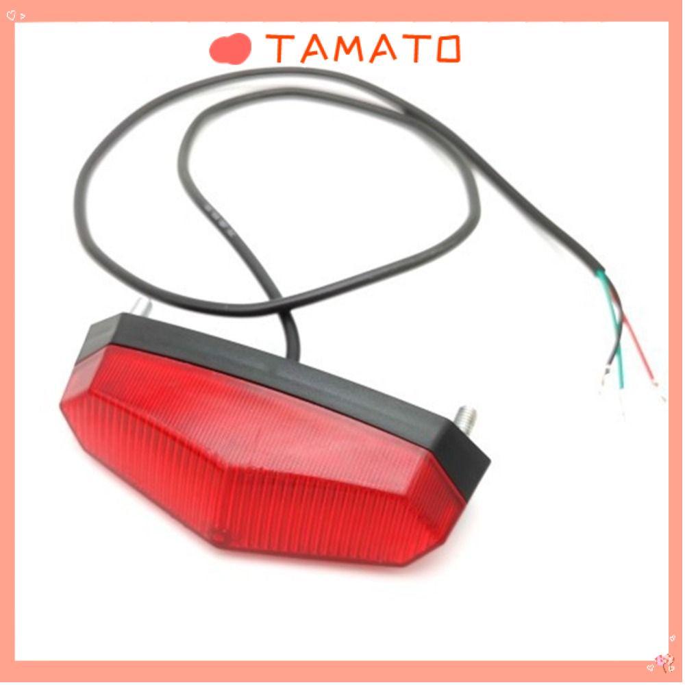 Đèn hậu xe đạp điện TAMATO, Đèn cảnh báo an toàn LED thiết kế chống nước điện áp 12V-80V, Đèn an toà