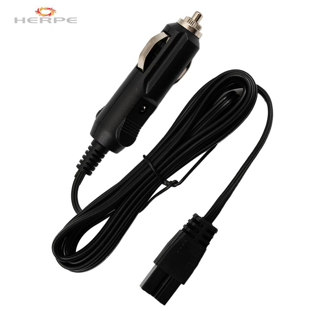 [HERPEVN]Extension Cord Adapter Wire For Car Mini Fridge 10A Accessories B Type Black[Ready stock]