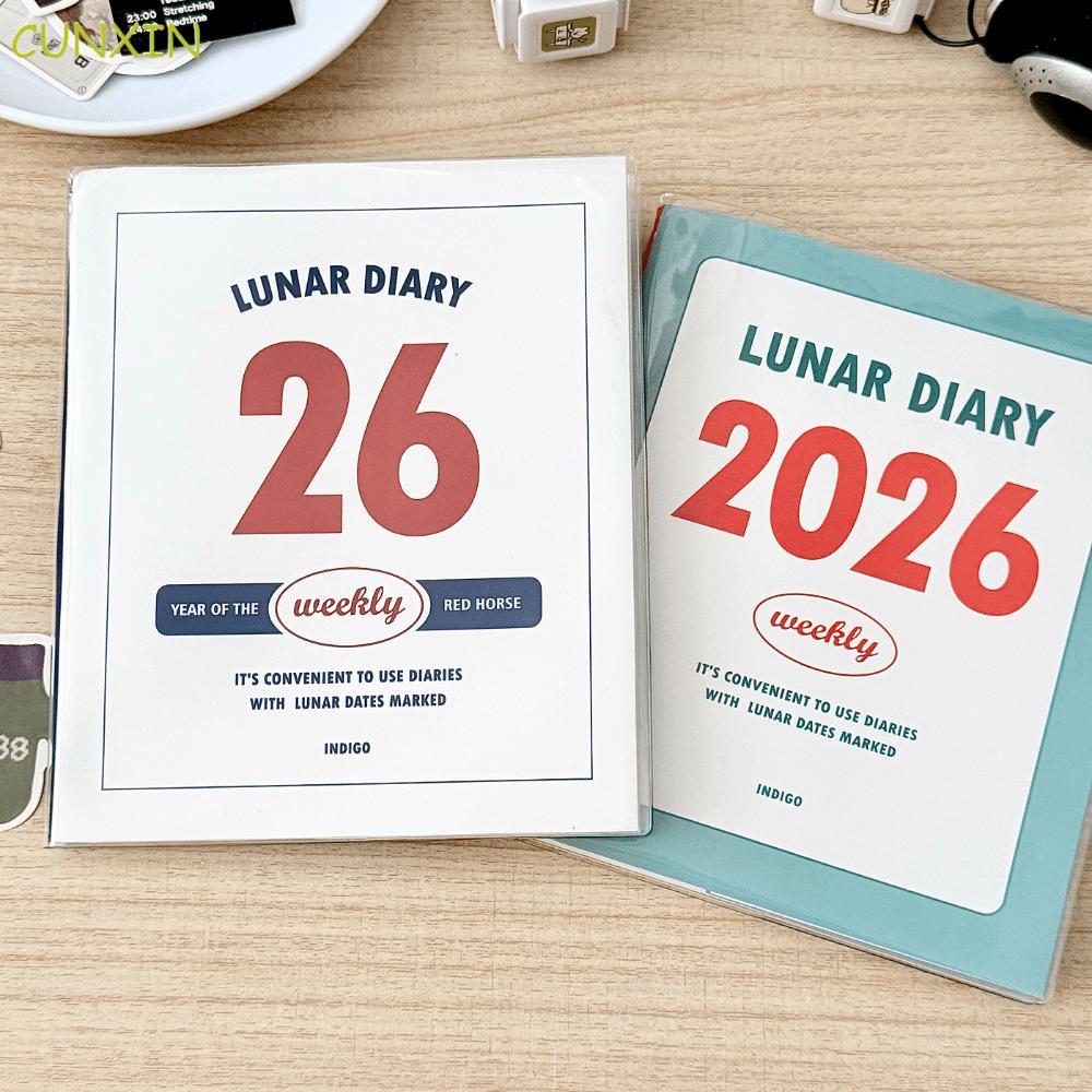 CUNXIN Schedule Life Planner Book 2026 Habit Tracker Personal Development