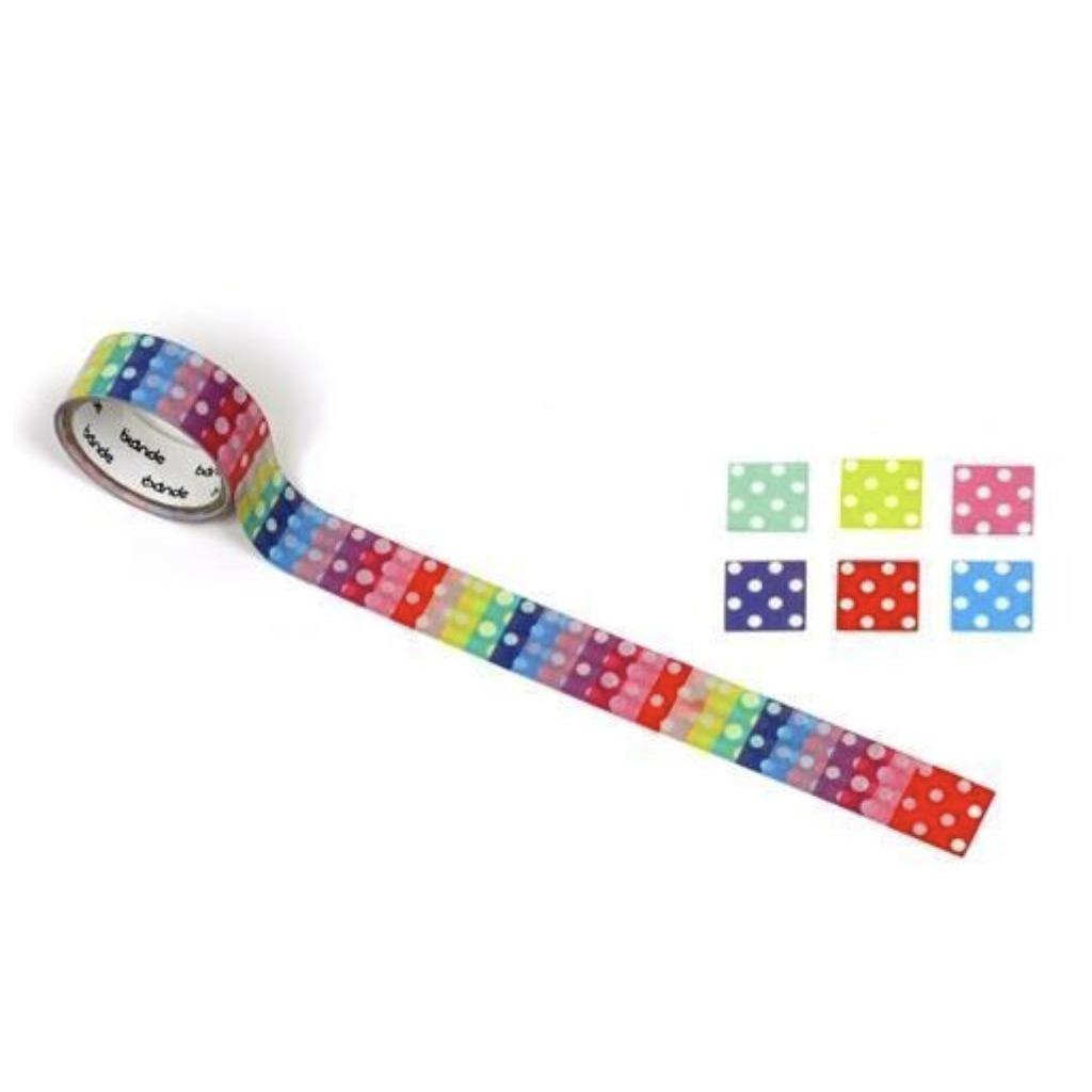 BANDE Masking Roll Sticker Petit Dot BDA446, Japan Diary/ Journal Stationery

