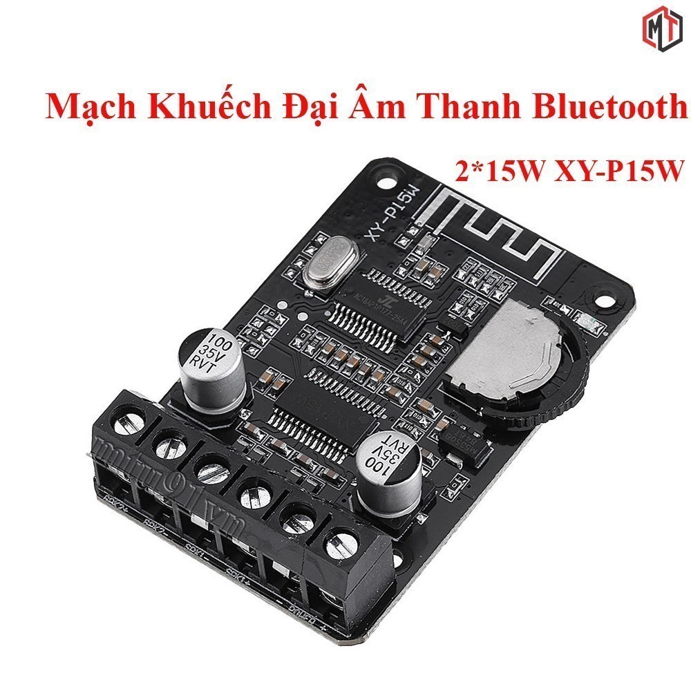 027 Mạch Khuếch Đại Âm Thanh Bluetooth 5.0 2*15W XY-P15W