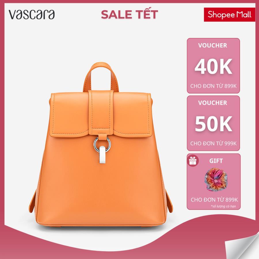 [Voucher 50K | 15.01] Vascara Balo Nắp Gập Cách Điệu Nhấn Khóa Gài - BAC 0223