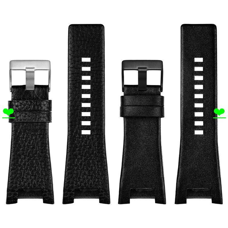 Dây đeo đồng hồ Thích hợp cho Diesel Diesel DZ1216 / 1273 / 4246 Lớp đầu tiên Da bò Notch Dây đeo na
