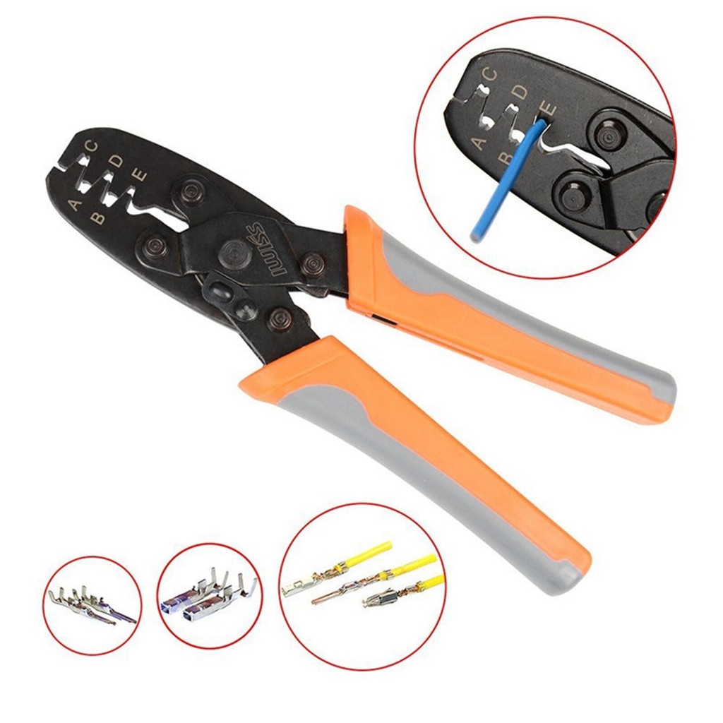 Công cụ uốn đầu cuối thùng mở không cách nhiệt IWS-1424A / IWC-1424B - Wire Crimper