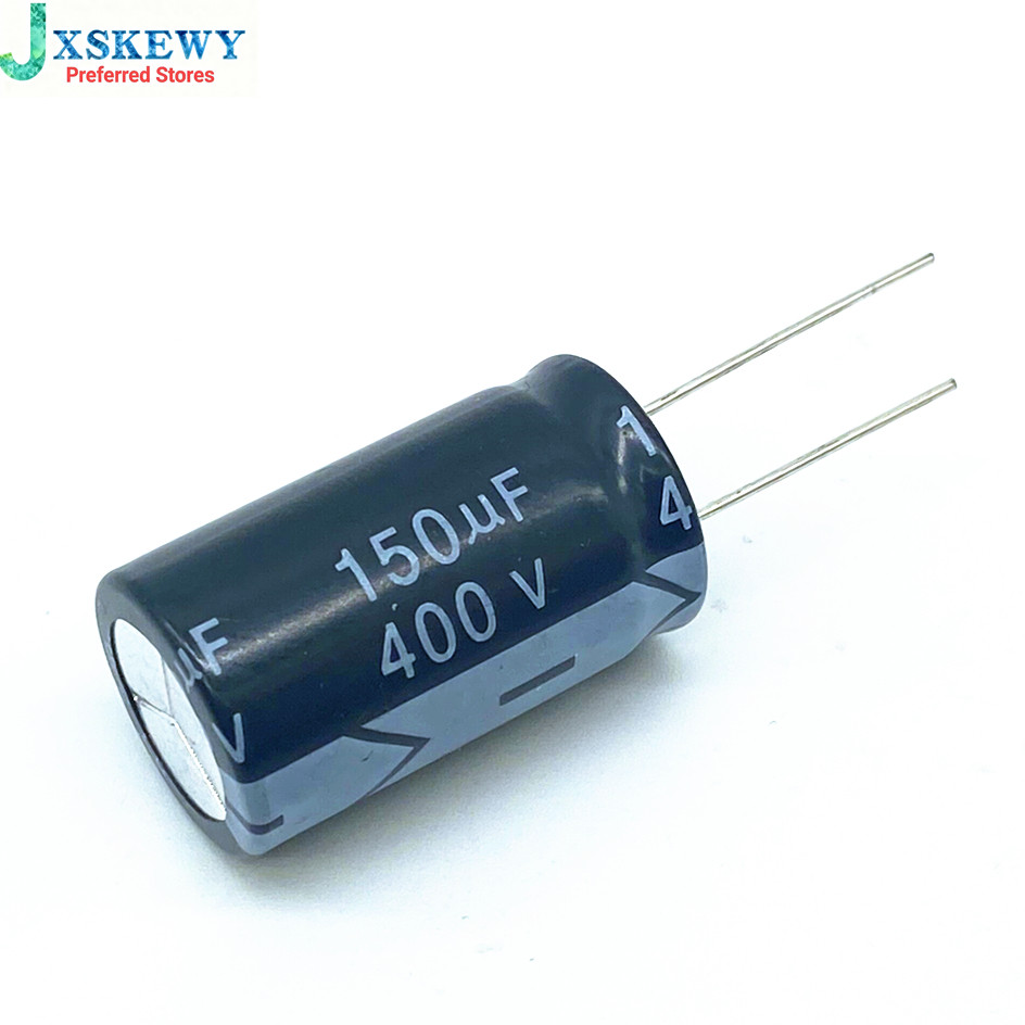 2 Chiếc Higt Chất Lượng 400V150UF 18 * 30mm 150UF 400V 18 * 30 Tụ Điện Phân
